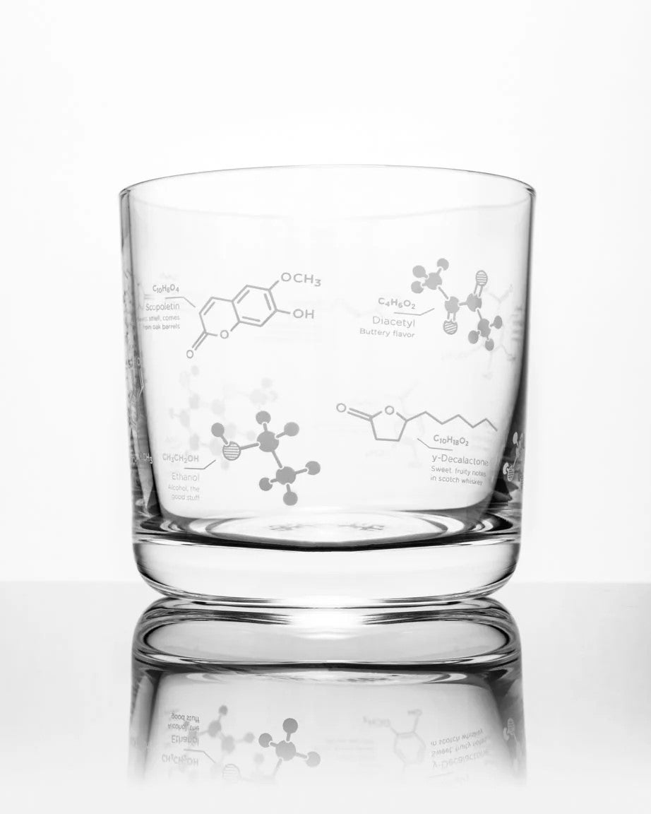 Whiskey Chemistry Glass | Science-Inspired Bourbon & Scotch Glass