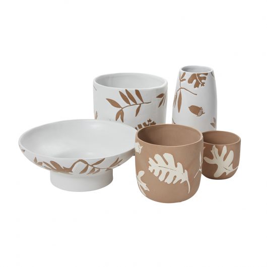Feuillés Vase & Pot