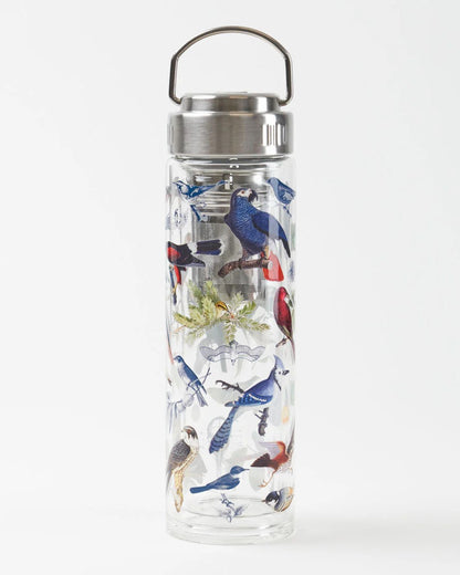 Bird Glass Tea Infuser | Ornithology-Inspired Loose Leaf Tea Flask