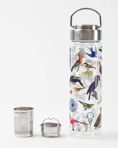 Bird Glass Tea Infuser | Ornithology-Inspired Loose Leaf Tea Flask