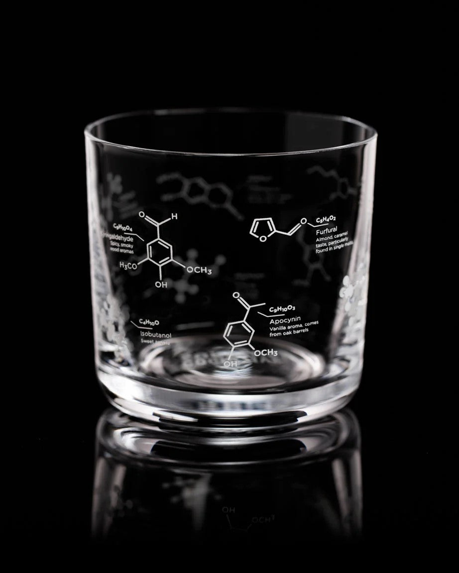 Whiskey Chemistry Glass | Science-Inspired Bourbon & Scotch Glass