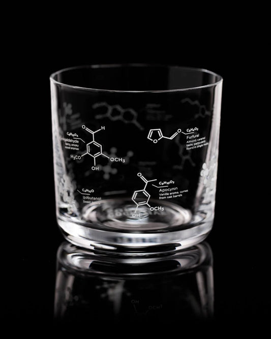 Whiskey Chemistry Glass | Science-Inspired Bourbon & Scotch Glass