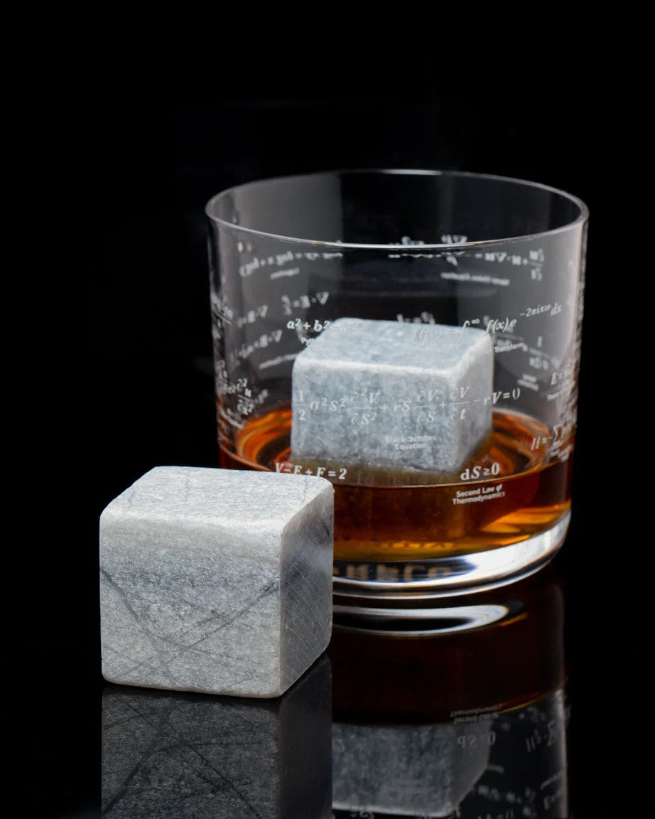 Large Soapstone Whiskey Stones (Set of 2) | Reusable Drink Chillers