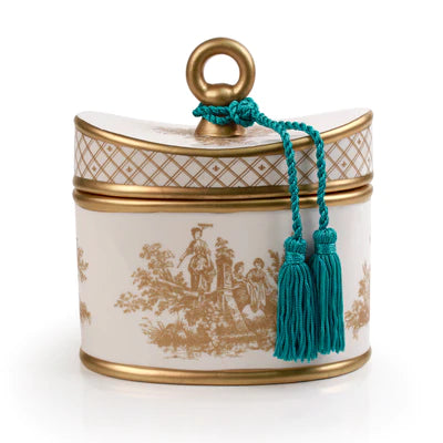 Toile Ceramic Two-Wick Candle