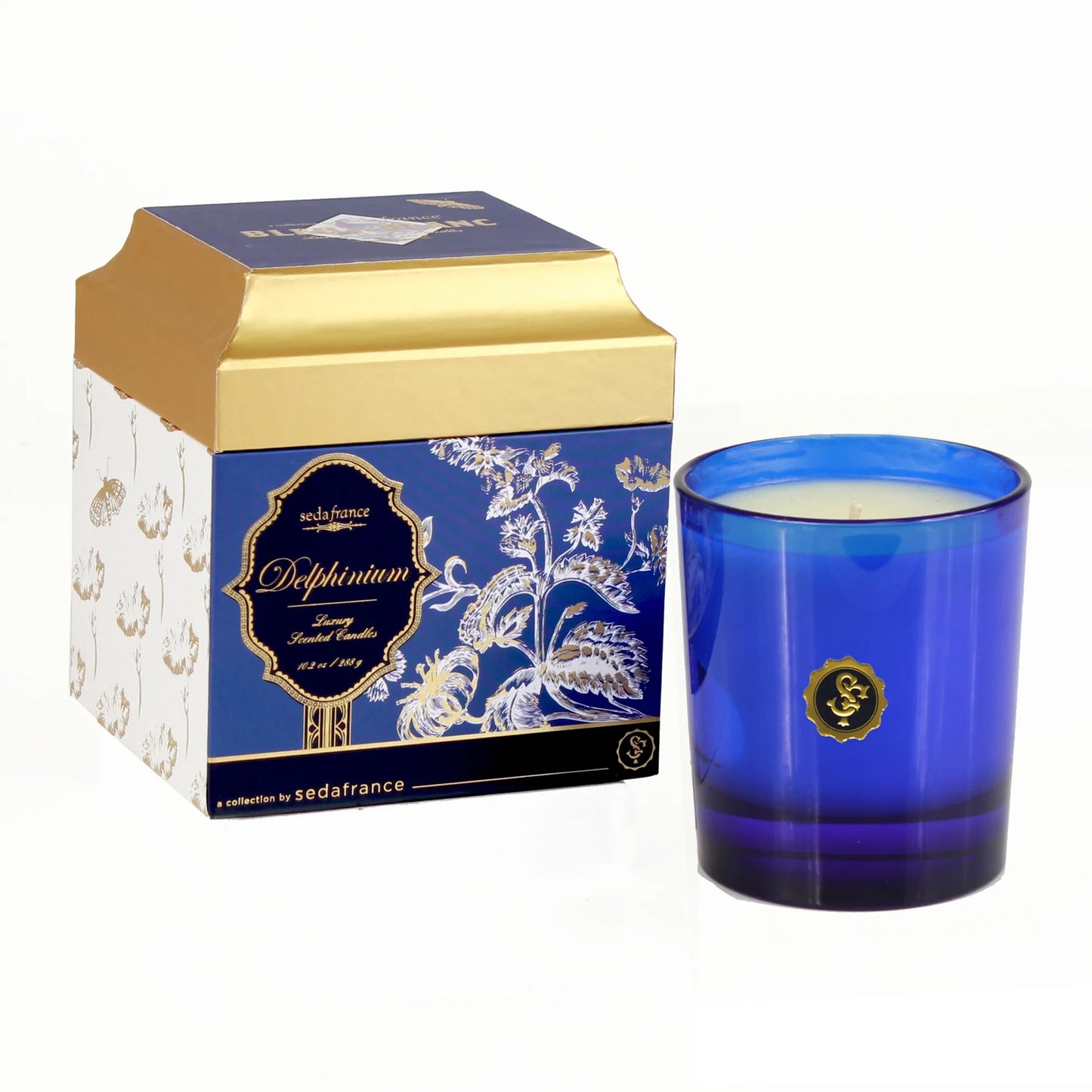 Delphinium Boxed Candle