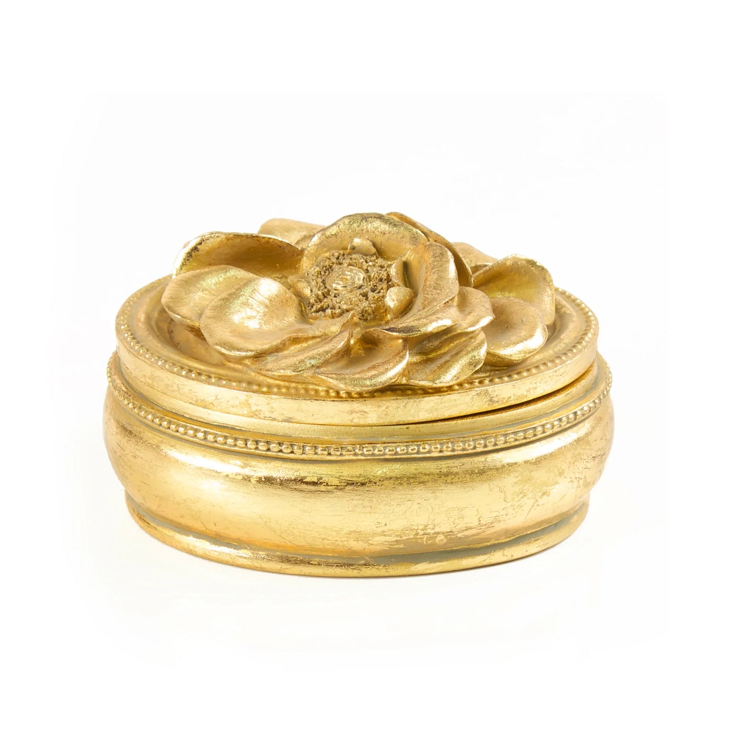Rosette Carved-Wood Candle