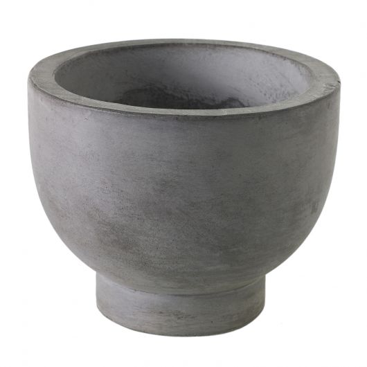Chelsea Grey Compote is a sleek modern pot that can be styled indoors or outdoors. It's a great addition to your home or office. The pot is constructed out of mixed fibers and concrete. Tropical houseplants. Spider plant, Delray footed pot. instant, ceramic pot, pots with saucers, repot into bigger pot, grow, houseplant pot, houseplant pot, tree, soil,  health and wellness, plant gift idea, home decor, coastal decor, luxury home decor,plant community, we love plants