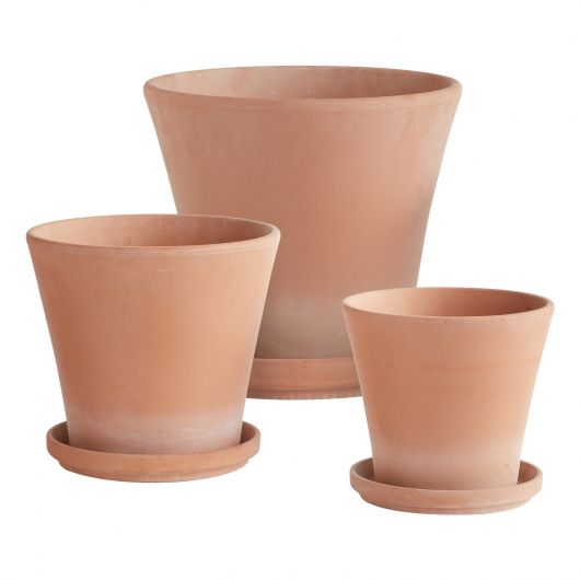 The terracotta clay Cathern pot has a drainage hole, and saucer. It has been designed for outdoor use. **Plants are sold separately**  Tropical houseplants. Spider plant, earthen pot. instant, repot into bigger pot, grow, houseplant pot, houseplant pot, tree, soil,  health and wellness, plant gift idea, home decor, coastal decor, luxury home decor. 